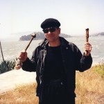 John with drumsticks, 1991