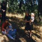 1995: Carson, John, Linda & child, Quinn with Scott