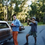 2002: Mike attacking Bru-Man with a couple of irons